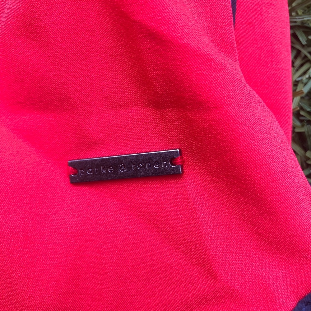 Parke and Ronen ‘Sprinter Solid Stretch’ 3” inseam in Red / Indigo - Picture 8 of 11